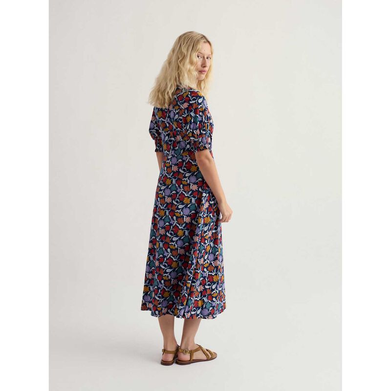 Seasalt Cornwall Fenil Dress Garden Floral Sea Cave image number 1